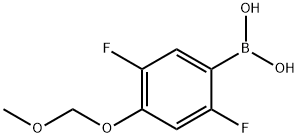 2,5-Difluoro-4-(methoxymethoxy)phenylboronic acid Structure