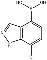 7-Chloro-1H-indazole-4-boronic acid Structure