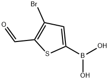 3-Bromo-2-formylthiophene-5-boronic acid Structure