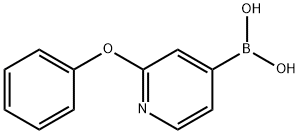 2-phenoxypyridin-4-boronic acid Structure