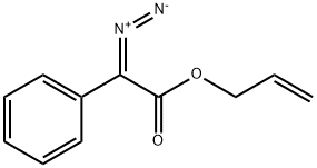 allyl alpha-diazophenylacetate Structure