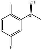 (S)-1-(5-fluoro-2-iodophenyl)ethan-1-ol 구조식 이미지