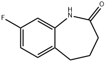 8-fluoro-1,3,4,5-tetrahydrobenzo[b]azepin-2-one 구조식 이미지