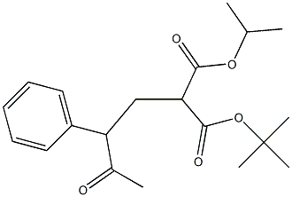 Isopropyl 2-(tert-butoxycarbonyl)-5-oxo-4-phenylhexanoate Structure