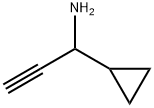 1-Cyclopropyl-2-propyn-1-amine 구조식 이미지