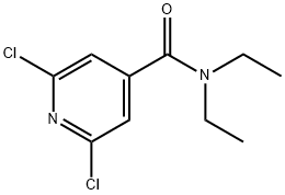 2,6-Dichloro-N,N-diethylpyridine-4-carboxamide 구조식 이미지