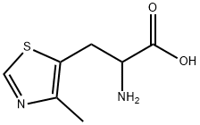 2-Amino-3-(4-methyl-5-thiazolyl)propionic Acid 구조식 이미지