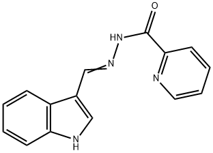 (E)-N'-((1H-indol-3-yl)methylene)picolinohydrazide Structure