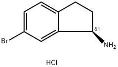 (S)-6-Bromo-2,3-dihydro-1H-inden-1-amine hydrochloride Structure