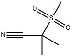 2-methyl-2-(methylsulfonyl)propanenitrile 구조식 이미지