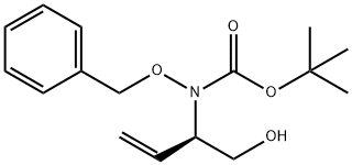 tert-butyl(R)-(benzyloxy)(1-hydroxybut-3-en-2-yl)carbamate Structure