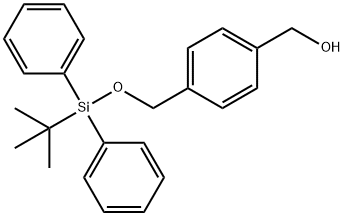 (4-(((Tert-Butyldiphenylsilyl)Oxy)Methyl)Phenyl)Methanol 구조식 이미지