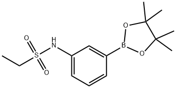 N-[3-(4,4,5,5-Tetramethyl-1,3,2-dioxaborolan-2-yl)phenyl]ethanesulfonamide Structure