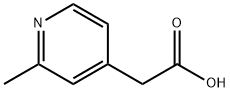 4-Pyridineacetic acid, 2-methyl-
 Structure