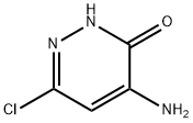 4-amino-6-chloro-3(2H)-Pyridazinone 구조식 이미지