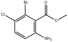 methyl 6-amino-2-bromo-3-chlorobenzoate Structure