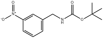 N-Boc-3-nitrobenzylamine 구조식 이미지