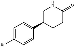 2-Piperidinone, 5-(4-bromophenyl)-, (5S)- Structure