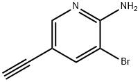 3-bromo-5-ethynyl-2-Pyridinamine Structure