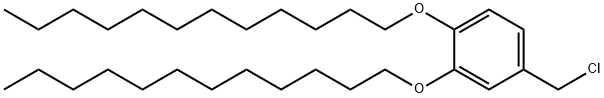 3,4-Bis(dodecyloxy)benzyl chloride Structure