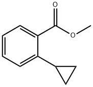 Benzoic acid, 2-cyclopropyl-, methyl ester Structure