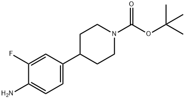 tert-butyl 4-(4-amino-3-fluorophenyl)piperidine-1-carboxylate Structure
