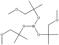 Tris(1-methoxy-2-methyl-2-propoxy)bismuth Structure