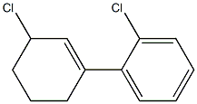 2',5-dichloro-2,3,4,5-tetrahydro-1,1'-biphenyl 구조식 이미지