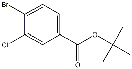 tert-butyl 4-bromo-3-chlorobenzoate Structure