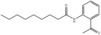 N-(2-Acetylphenyl)Nonanamide Structure