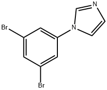 1-(3,5-dibromophenyl)-1H-Imidazole 구조식 이미지