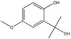 2-(2-hydroxypropan-2-yl)-4-methoxyphenol 구조식 이미지