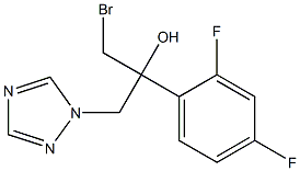 (2RS)-1-bromo-2-(2,4-difluorophenyl)-3-(1H-1,2,4-triazol-1-yl)propan-2-ol Structure
