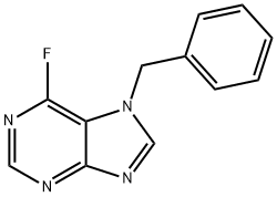 7-Benzyl-6-fluoro-7H-purine 구조식 이미지