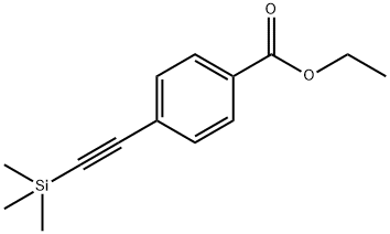 ethyl 4-(2-(trimethylsilyl)ethynyl)benzoate 구조식 이미지