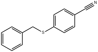 4-(benzylthio)benzonitrile 구조식 이미지