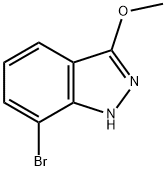 7-Bromo-3-methoxy-1H-indazole 구조식 이미지