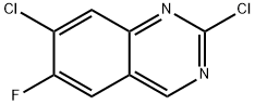 Quinazoline, 2,7-dichloro-6-fluoro- Structure