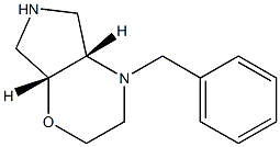 (4AS,7AR)-4-BENZYLOCTAHYDROPYRROLO[3,4-B][1,4]OXAZINE Structure