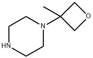 1-(3-methyloxetan-3-yl)piperazine 구조식 이미지