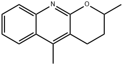 3,4-Dihydro-2,5-dimethyl-2H-pyrano[2,3-b]quinoline 구조식 이미지