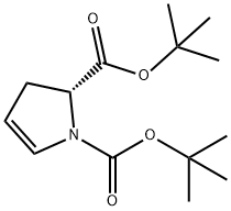 (R)-di-tert-butyl 2,3-dihydro-1H-pyrrole-1,2-dicarboxylate 구조식 이미지