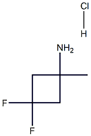 3,3-difluoro-1-methylcyclobutan-1-amine hydrochloride Structure