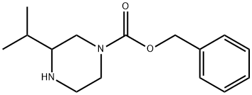 benzyl 3-isopropylpiperazine-1-carboxylate Structure