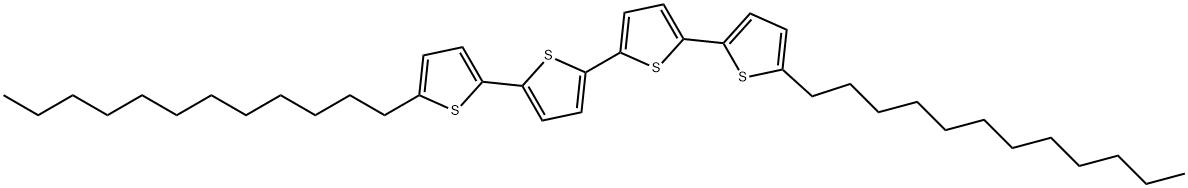 5,5'''-Didodecyl-2,2':5',2'':5'',2'''-quaterthiophene Structure