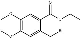Ethyl 2-(bromomethyl)-4,5-dimethoxybenzoate Structure