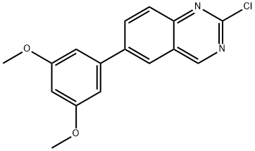 2-chloro-6-(3,5-dimethoxyphenyl)quinazoline 구조식 이미지