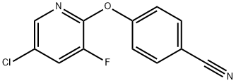 4-((5-chloro-3-fluoropyridin-2-yl)oxy)benzonitrile Structure