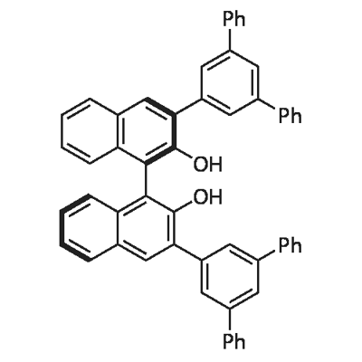 (R)-3,3'-Bis([1,1':3',1''-terphenyl]-5'-yl)-[1,1'-binaphthalene]-2,2'-diol 구조식 이미지