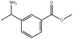 3-(1-Amino-ethyl)-benzoic acid methyl ester 구조식 이미지